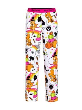 Care Bears Womens Halloween Velour Sleep Pant With Pockets Large 12-14
